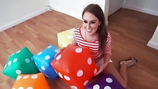 Teen stunner Brooke Bliss sucks tattooed guy's cock and gets screwed Thumbnail