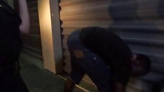 Hardcore interracial threesome fucking with two hot Thumbnail