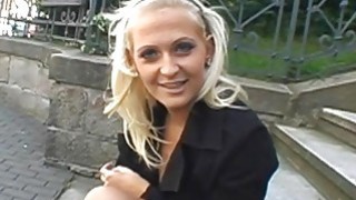 Stunning girl acquires a offering for public sex Thumbnail