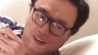 Lovely Asian milf Megumi enjoys deep pussy fingering Thumbnail