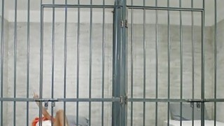 Prison guard pounds blonde convict Thumbnail
