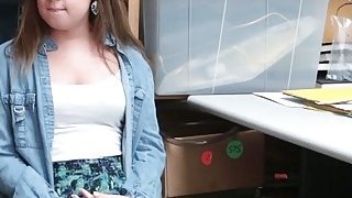 Brunette Thief Brooke Bliss Takes Cock In Office Thumbnail