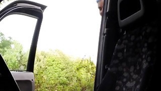 Inked cab driver anal fucked interracial in fake taxi Thumbnail