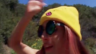Lucky dude picks up three cute girls and fucks their asses hard Thumbnail