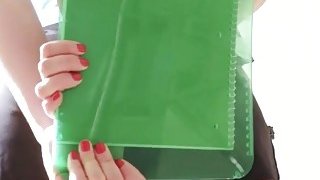 Football team fuck this petite cheerleader really hard Thumbnail