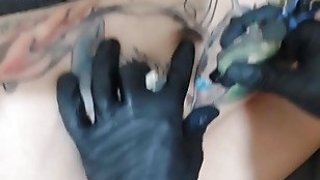 Tattoo made with anal plug on the ass Thumbnail