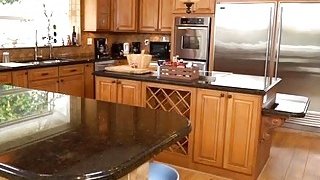 Sexy teen Elena Koshka blows a hard big cock and gets nailed Thumbnail